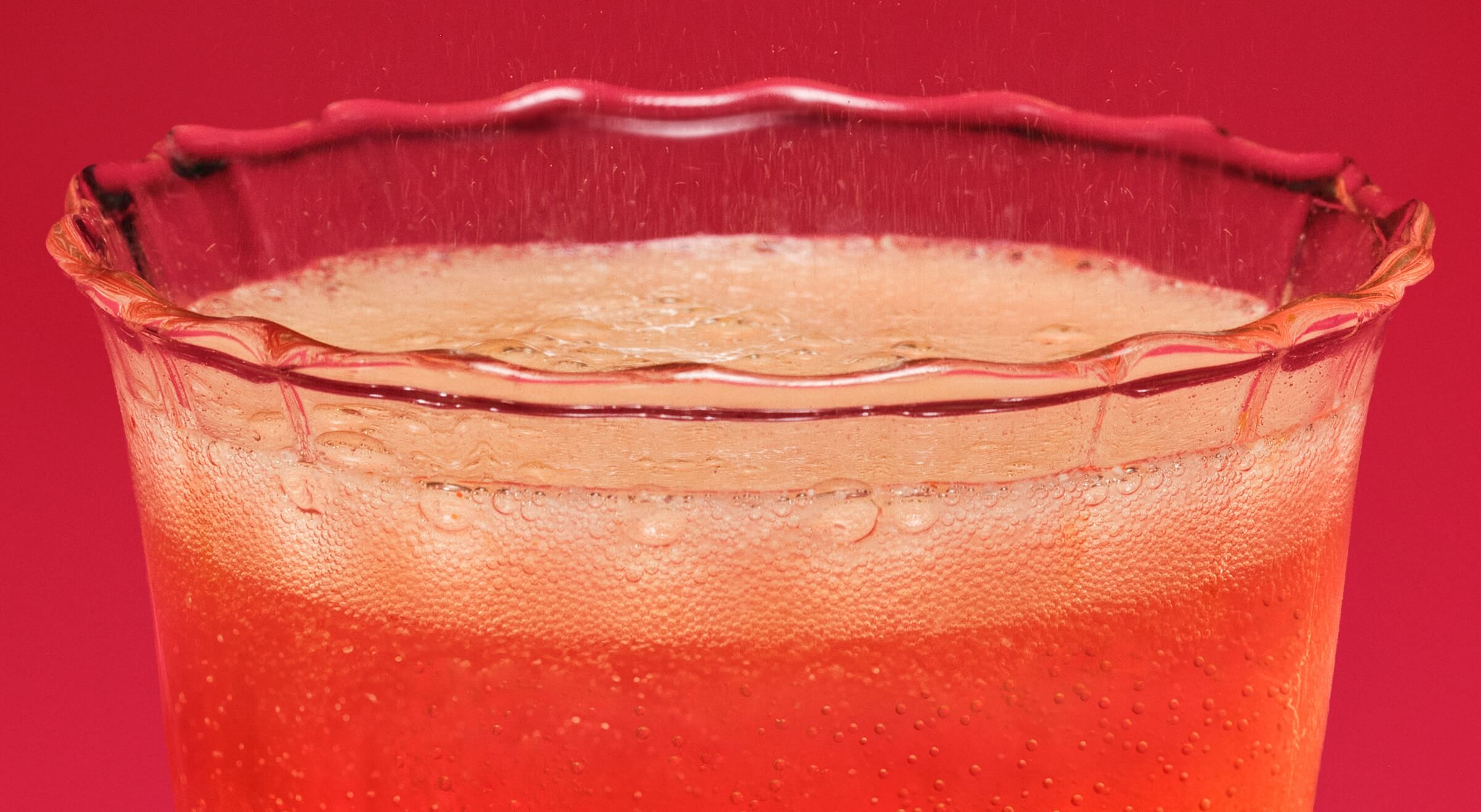 cranberry lemonade in a cup