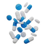 The cabinet-of-pills routine means: