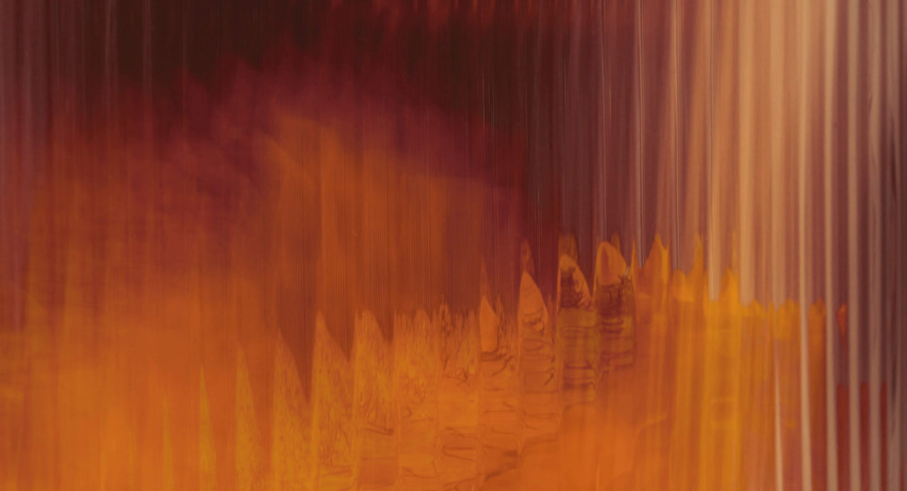 Abstract art with orange and brown colors